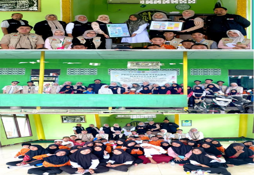 Pengabdian Kepada Masyarakat Dosen AKademi Farmasi Yarsi Pontianak di SD Tunas Bhakti Desa Mega Timur Kuburaya